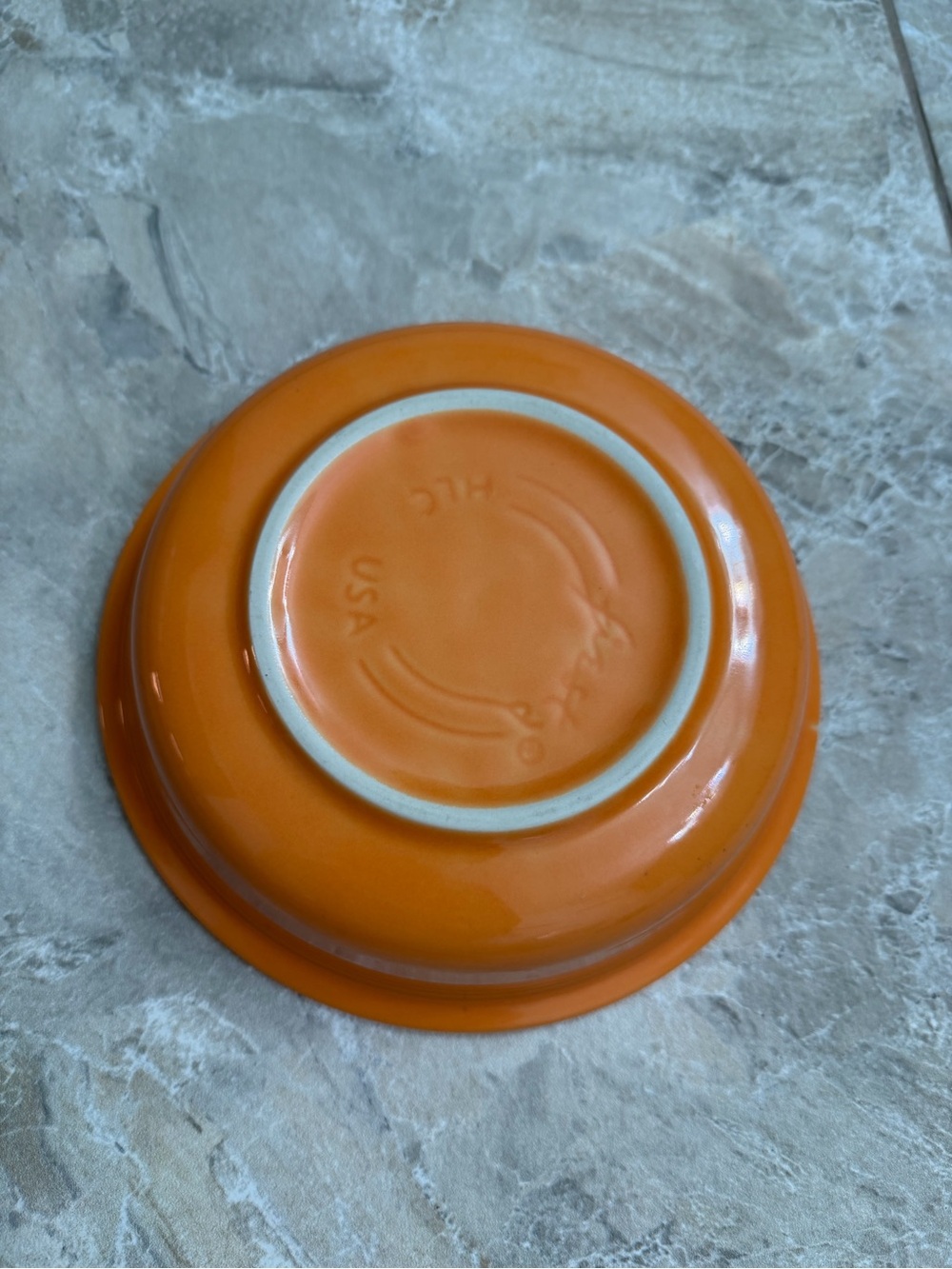 Fiestaware Tangerine Orange Classic Rim Cereal Bowl - Picture 2 of 7